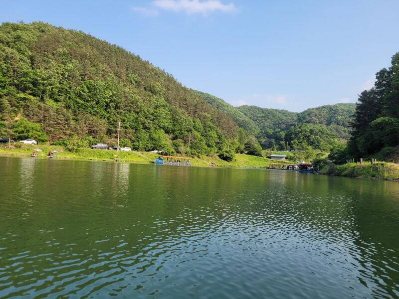 산 속의 힐링터 명곡지의 주말 입니다 (유료터정보 - 유료터점주조황)