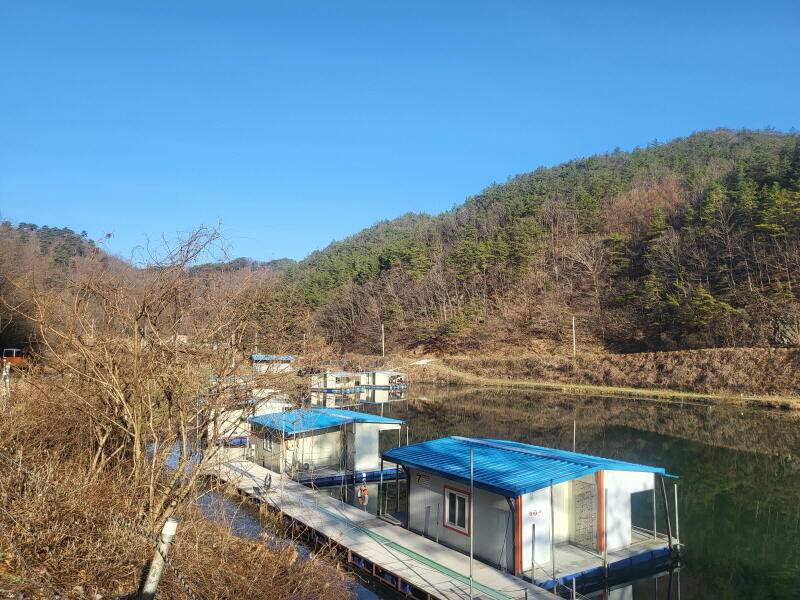 유구 명곡지의 4월1일 명곡지 모습 올립니다 (유료터정보 - 유료터점주조황)