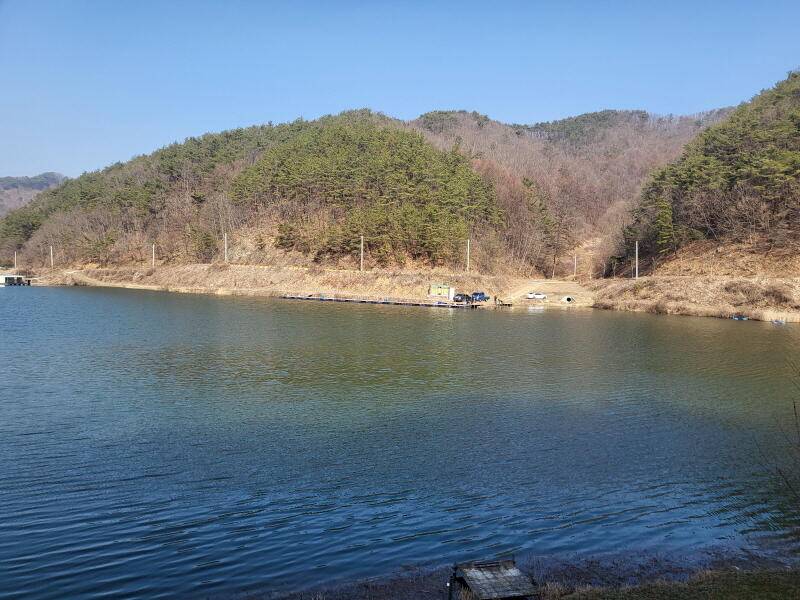 힐링터의 유구 명곡지 3월24일에 올리는 주말 모습입니다 (유료터정보 - 유료터점주조황)