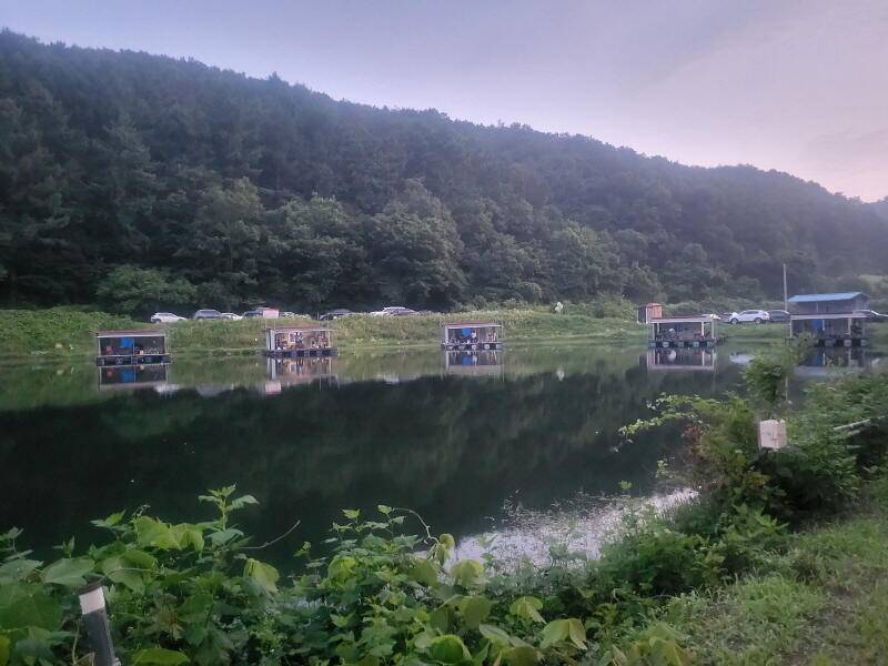 유구 명곡지의 어찌보면 어려운 주말 (유료터정보 - 유료터점주조황)