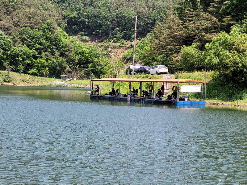 산 속의 힐링터 명곡지의 주말 입니다 (유료터정보 - 유료터점주조황)