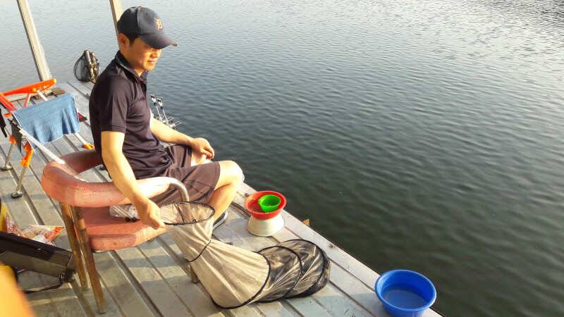 산들낚시터의 8월7일에 일요일 모습 올립니다 (유료터정보 - 유료터점주조황)