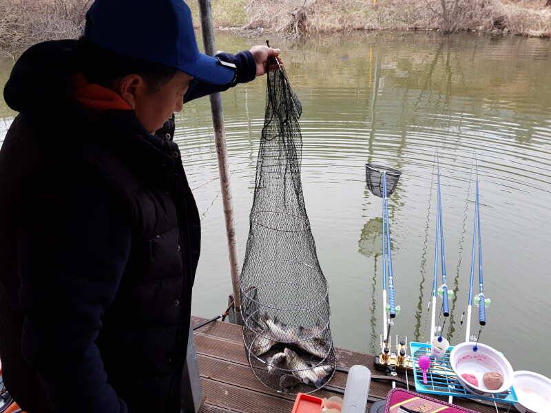 아산 산들낚시터의 고른 조황을 이룬 3월 시째주 주말 (유료터정보 - 유료터점주조황)