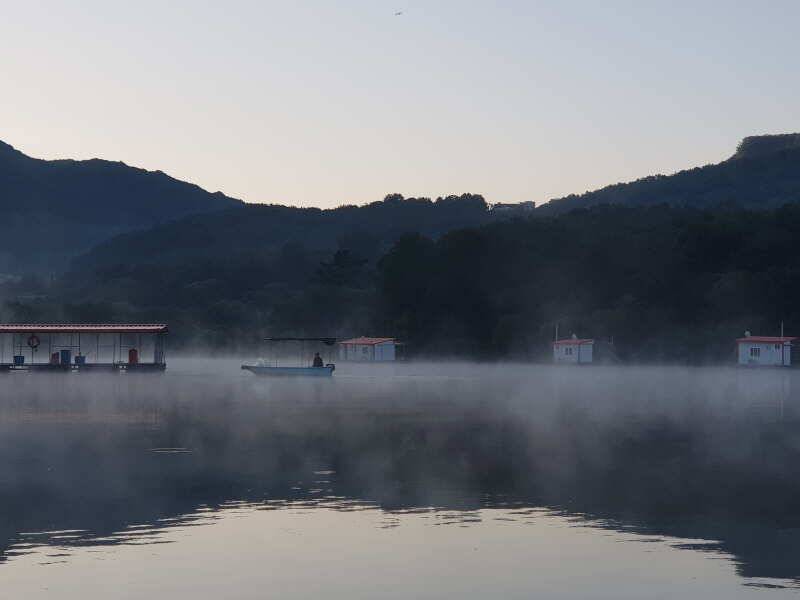 아산 산들낚시터의 10월4일에 올리는 모습입니다 (유료터정보 - 유료터점주조황)