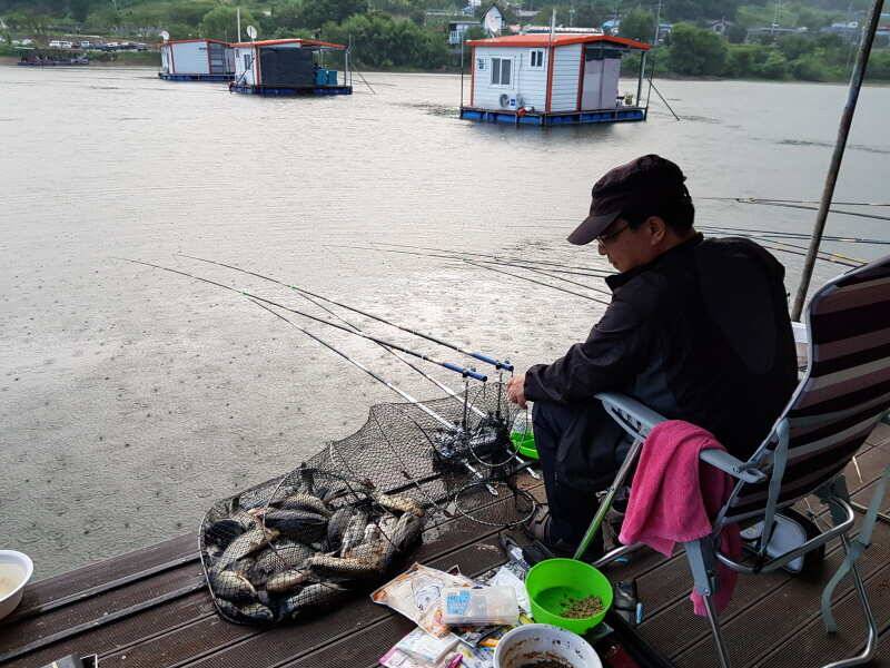 아산 산들낚시터의 8월26일에 올리는 주말 모습입니다 (유료터정보 - 유료터점주조황)