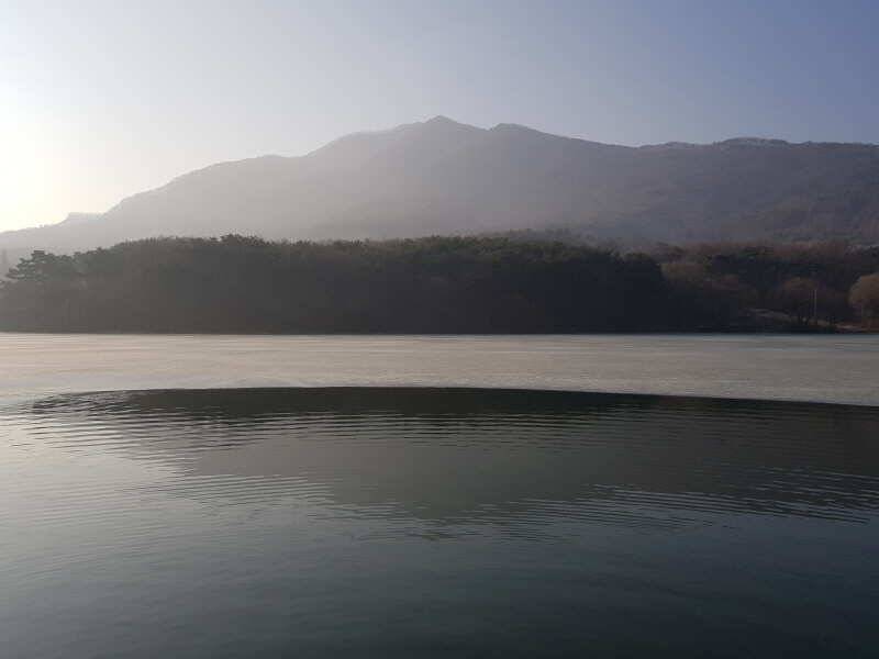 아산 산들낚시터의 1월14일에 올리는 주말 모습입니다 (유료터정보 - 유료터점주조황)