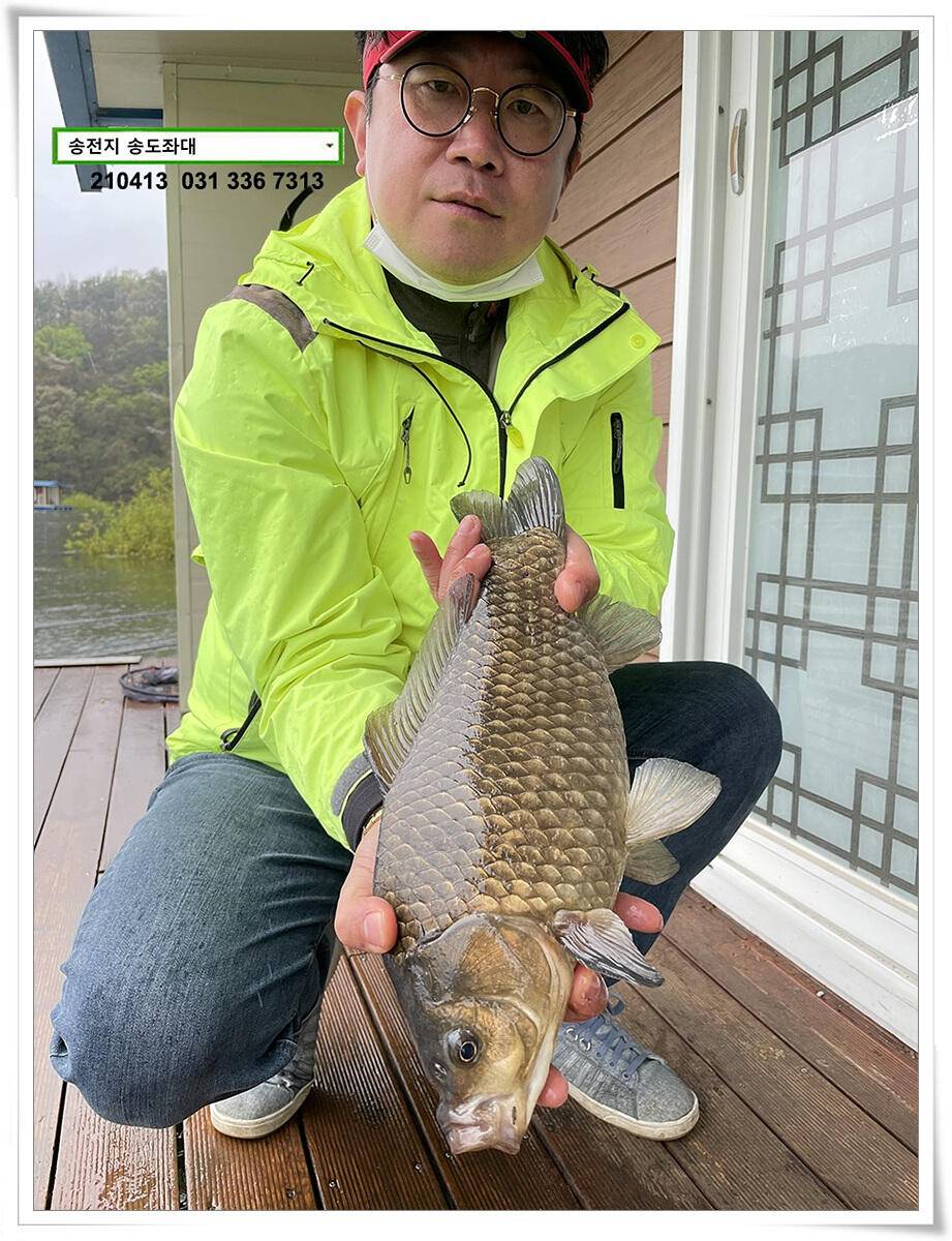 435cm송전지 송도좌대 조황 (유료터정보 - 유료터점주조황)