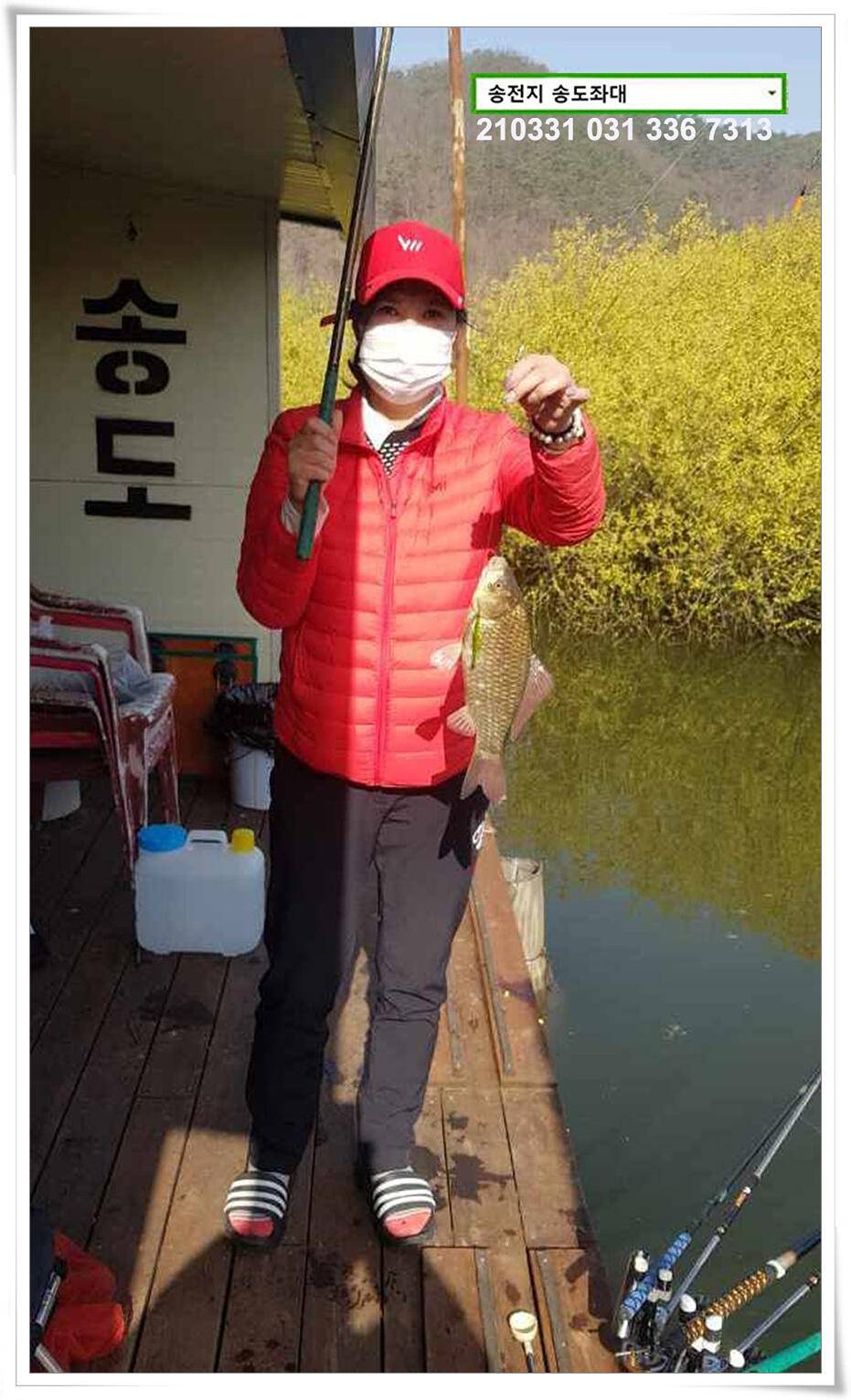 용인 송전지 송도좌대 조황 (유료터정보 - 유료터점주조황)