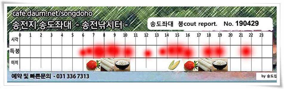 송도좌대 조황 (유료터정보 - 유료터점주조황)