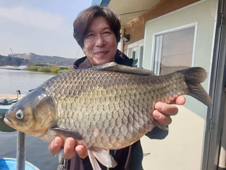 고삼지 상류권 덩어리 행진중 (유료터정보 - 유료터점주조황)