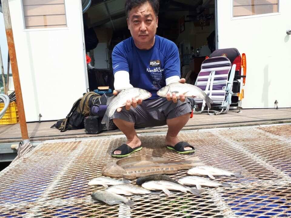 고삼지 양촌 안정된 수위에서 1m2m초반권에서 나온 사짜소식과 마릿수 소식입니다 (유료터정보 - 유료터점주조황)