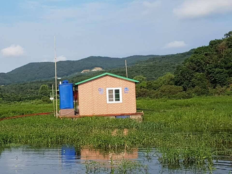 고삼지양촌흥분되는 조과를 보여주고 있는 양촌입니다 (유료터정보 - 유료터점주조황)