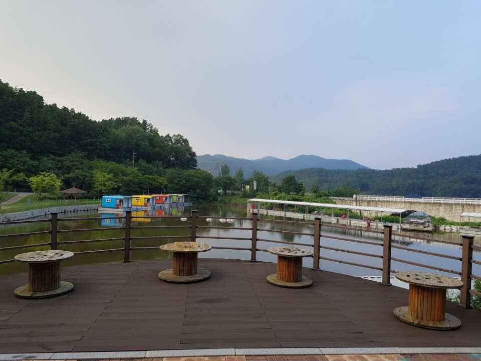안성금광호수낚시터 물이만수후 많이안정되었습니다 (유료터정보 - 유료터점주조황)