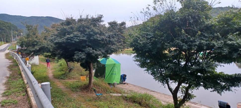 어우실지 나오면 월척에 때깔좋은어우실 입니다 오염이없는 저수지9 (유료터정보 - 유료터점주조황)