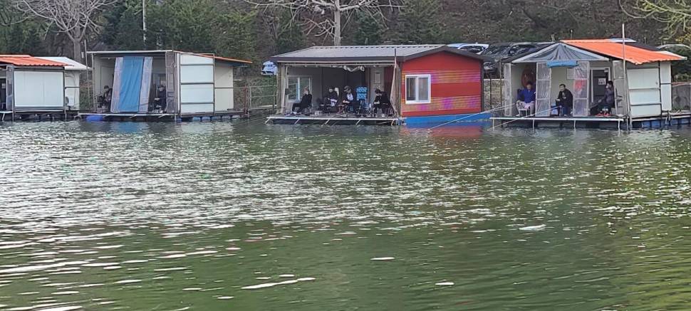 4월 둘째주말 양평 힐링 수곡낚시터 조황 및 붕어 방류 (유료터정보 - 유료터점주조황)