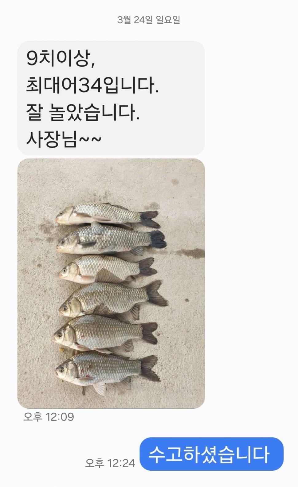 2024년 03월 넷째주 조황정보 용담낚시터사암지 이번주 4짜 3마리 (유료터정보 - 유료터점주조황)