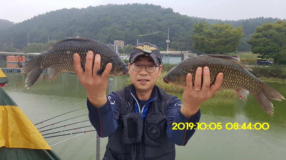 용인 신원낚시터 토종대물48짜리 구경하고 가시겠습니다 (유료터정보 - 유료터점주조황)