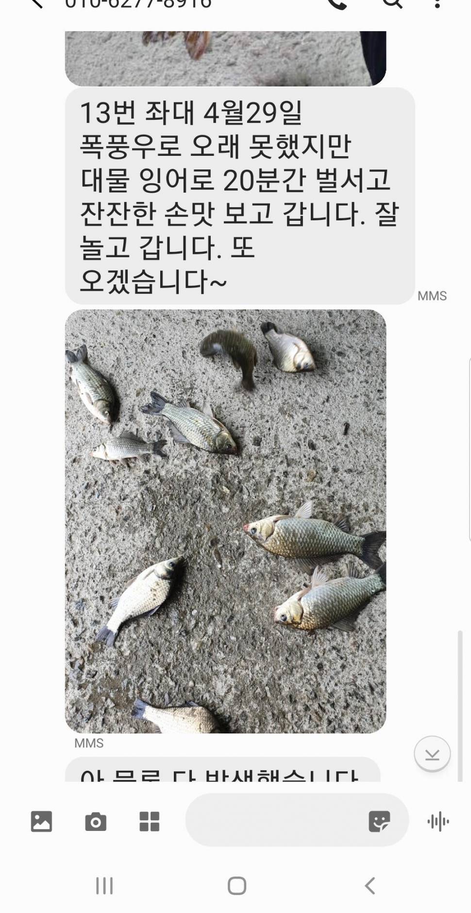 2021년 4월 마지막주 조황정보 용인 용담낚시터사암지 (유료터정보 - 유료터점주조황)