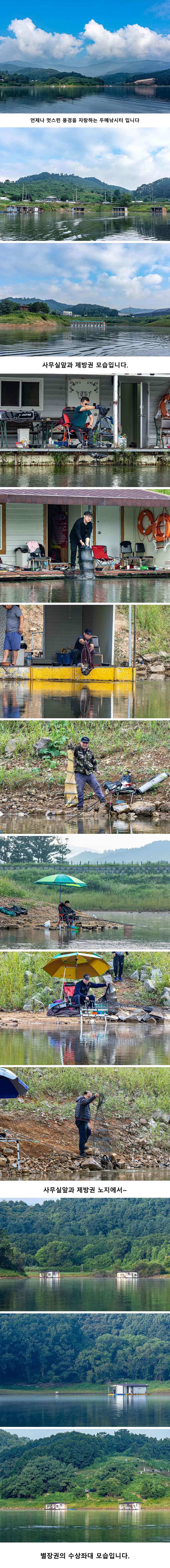 안성 두메낚시터 8월25일 조황안내 (유료터정보 - 유료터점주조황)