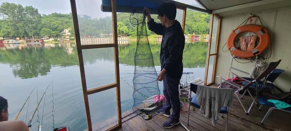 여름 피서낚시 양평 수곡낚시터 마지막주 일요일 조황입니다 (유료터정보 - 유료터점주조황)