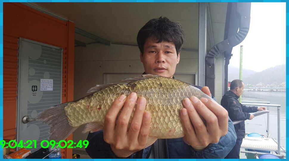 신원낚시터 올해 첫 토종대물 45짜리 소식입니다 (유료터정보 - 유료터점주조황)