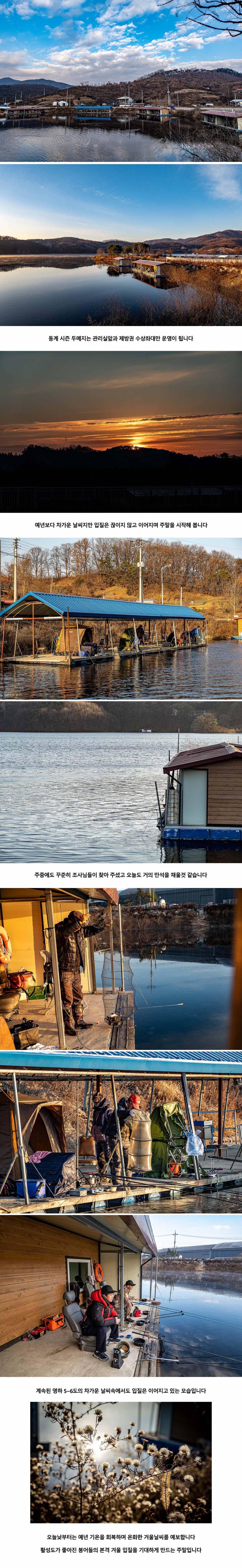 안성 두메낚시터 12월 5일 조황정보 (유료터정보 - 유료터점주조황)