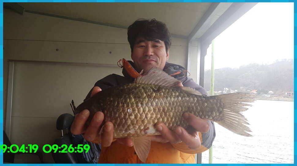 신원낚시터 올해 첫 토종대물 45짜리 소식입니다 (유료터정보 - 유료터점주조황)