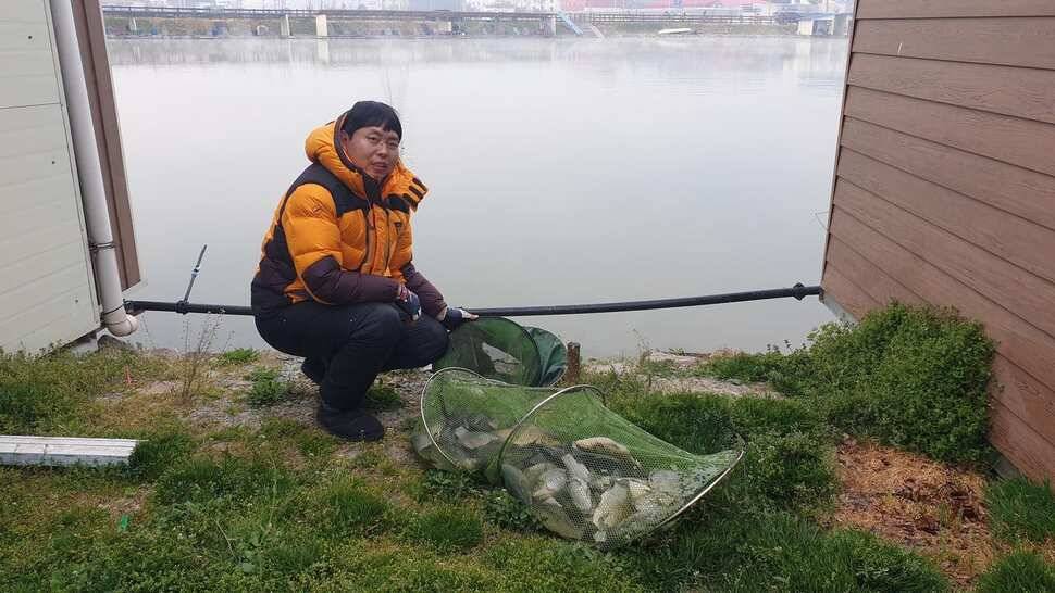 안성 거청낚시터 4월 11일 붕어조황 (유료터정보 - 유료터점주조황)