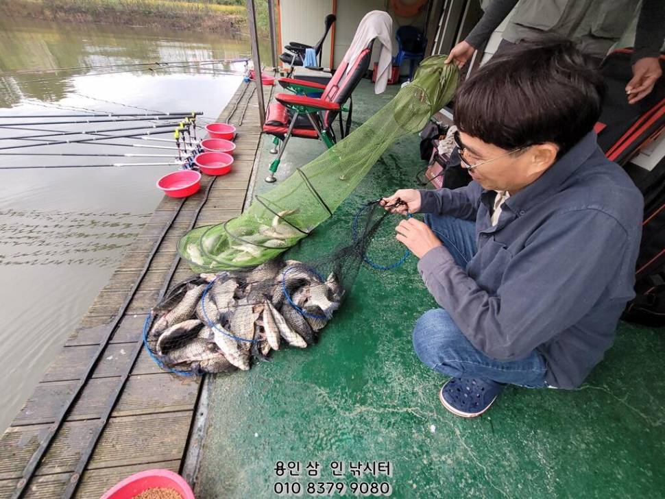 가깝고 물 좋고 경치 좋은 곳용인삼인낚시터 (유료터정보 - 유료터점주조황)