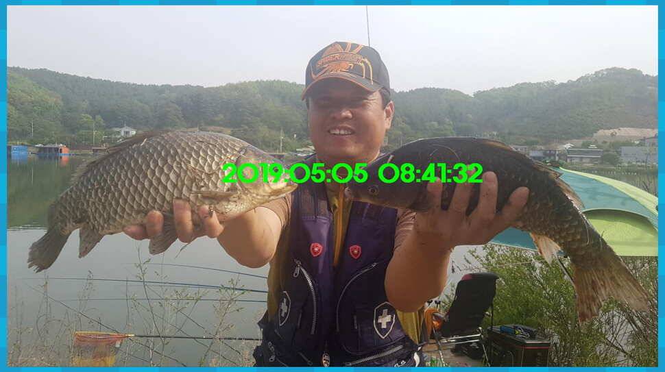 신원낚시터 토종대물 4짜가 풍년입니다풍년 (유료터정보 - 유료터점주조황)