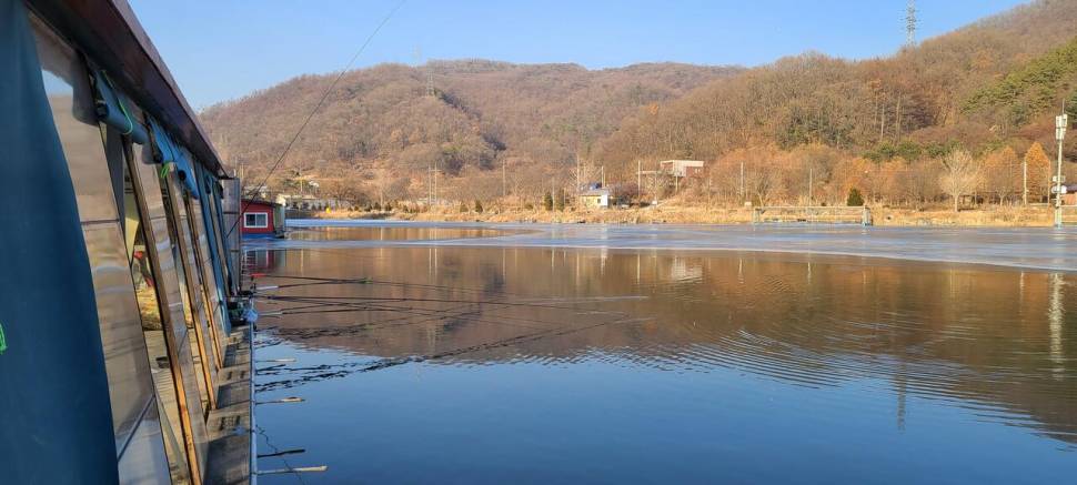 힐링 겨울붕어낚시 수곡낚시터 셋째주 조황 붕어 방류 안내 (유료터정보 - 유료터점주조황)