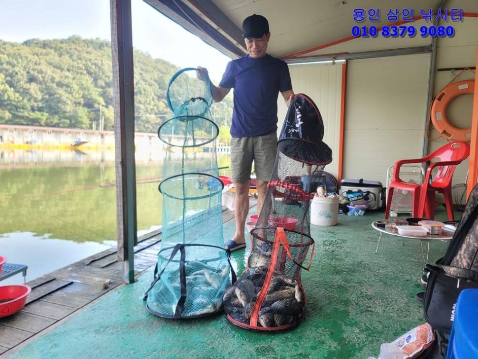 가깝고 물 좋고 경치 좋은 곳용인삼인낚시터 (유료터정보 - 유료터점주조황)