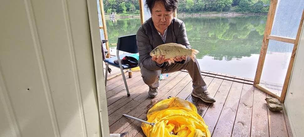양평 수곡 낚시터 주중 조황도 꾸준합니다 오늘도 붕어방류 완료했습니다 (유료터정보 - 유료터점주조황)