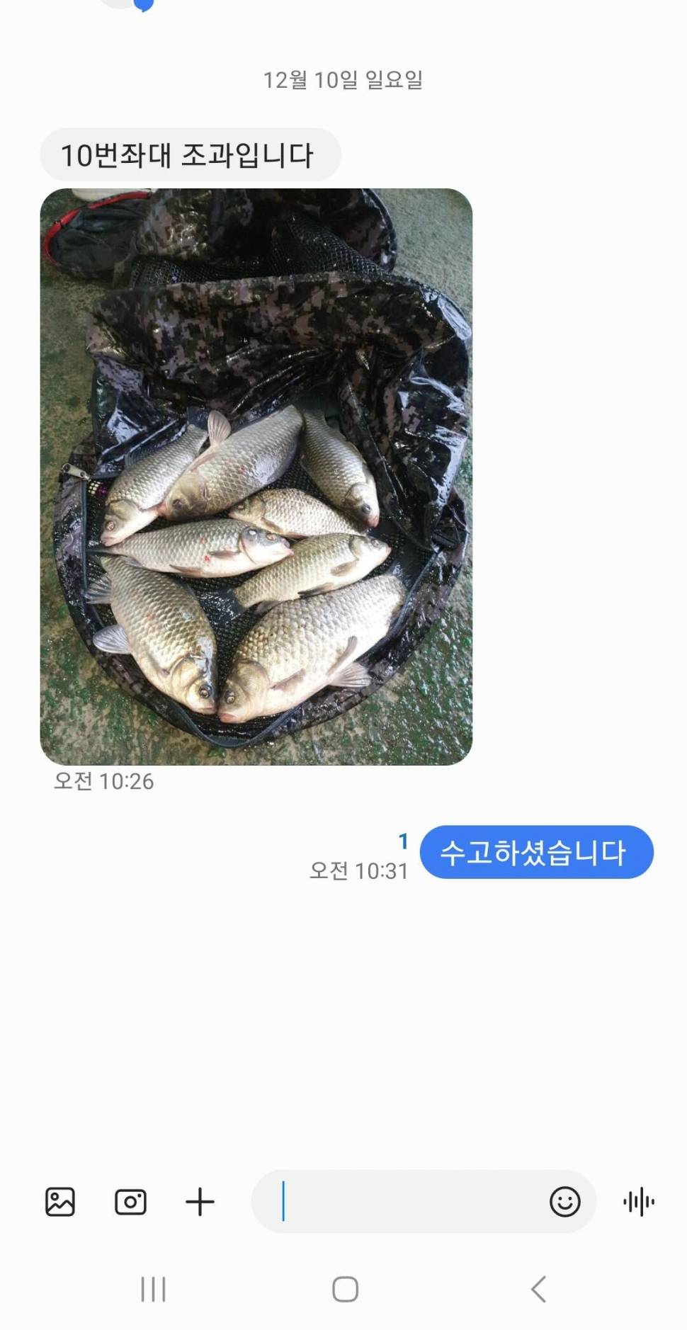2023년 12월 셋째주 조황정보 용담낚시터사암지 (유료터정보 - 유료터점주조황)