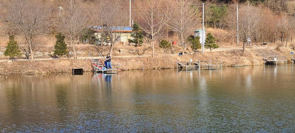 양평 힐링 수곡낚시터 2월 마지막주 주후반 조황 소식 (유료터정보 - 유료터점주조황)