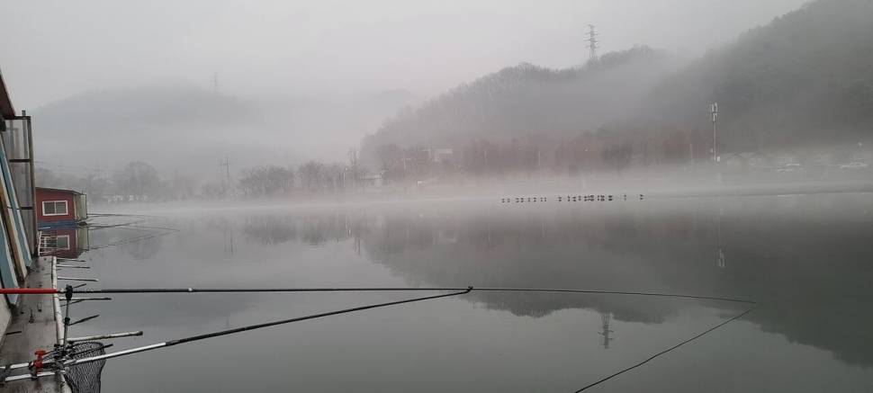 겨울붕어힐링 수곡낚시터 주중 호조황도 빈작도 함께 나왔습니다 (유료터정보 - 유료터점주조황)