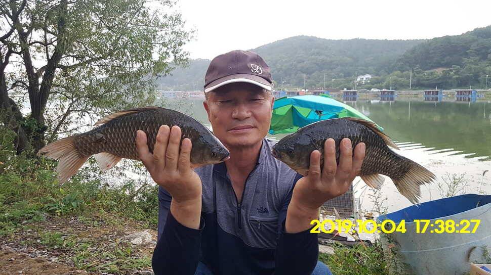 용인 신원낚시터 토종대물48짜리 구경하고 가시겠습니다 (유료터정보 - 유료터점주조황)