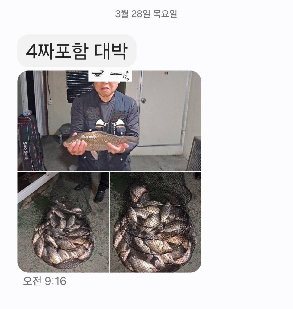 2024년 03월 넷째주 조황정보 용담낚시터사암지 이번주 4짜 3마리 (유료터정보 - 유료터점주조황)