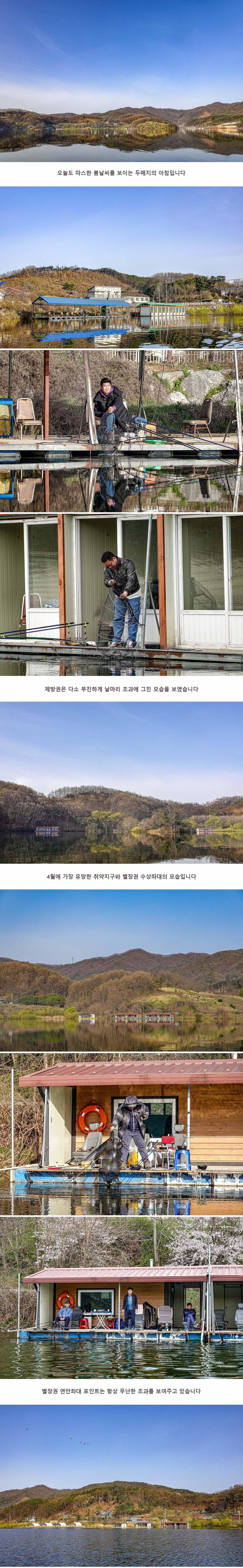 안성 두메낚시터 4월 2일 조황정보 (유료터정보 - 유료터점주조황)