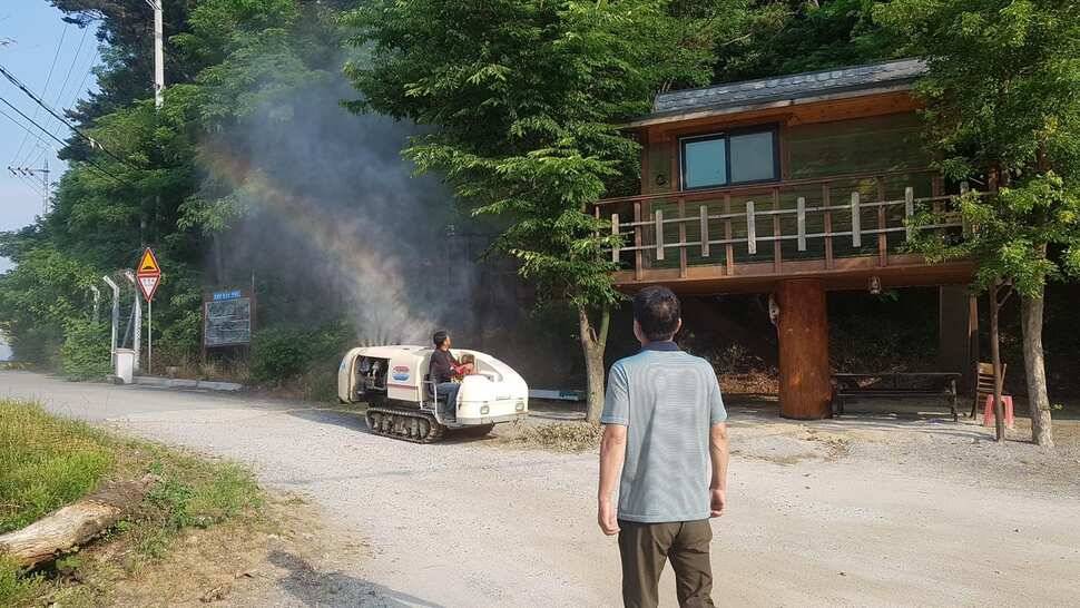 방역작업완료 좌대배치완료 (유료터정보 - 유료터점주조황)