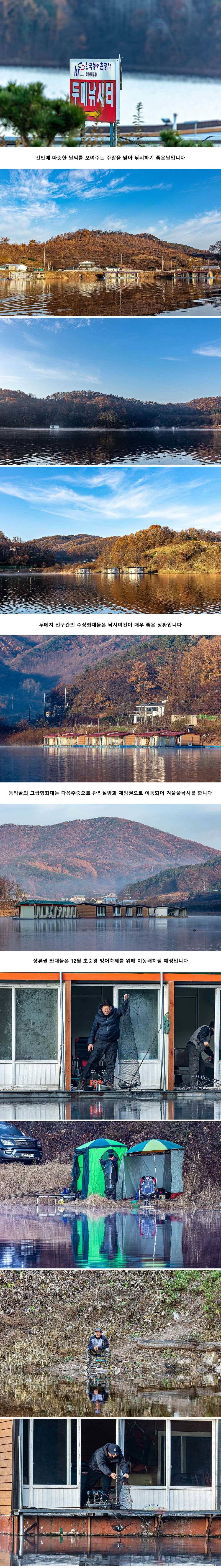안성 두메낚시터 11월 23일 조황정보 (유료터정보 - 유료터점주조황)
