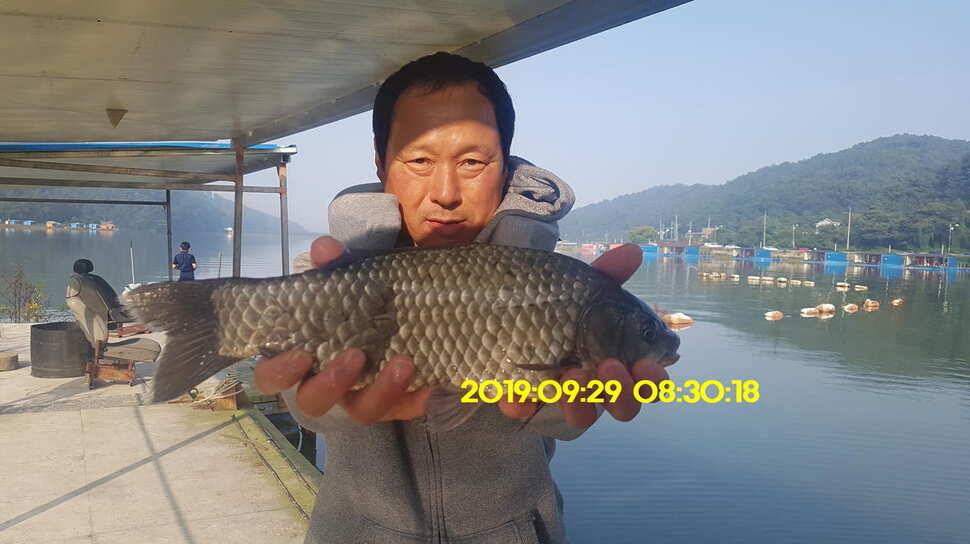 신원낚시터 10월1일 토종대물4짜와 덩어리가 마릿수로 (유료터정보 - 유료터점주조황)