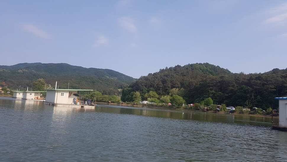 주말조황이 좋았담니다 동호회에서 많이 참석 하셨읍니다 월척30수 4짜10수 정도 나왔네요 (유료터정보 - 유료터점주조황)