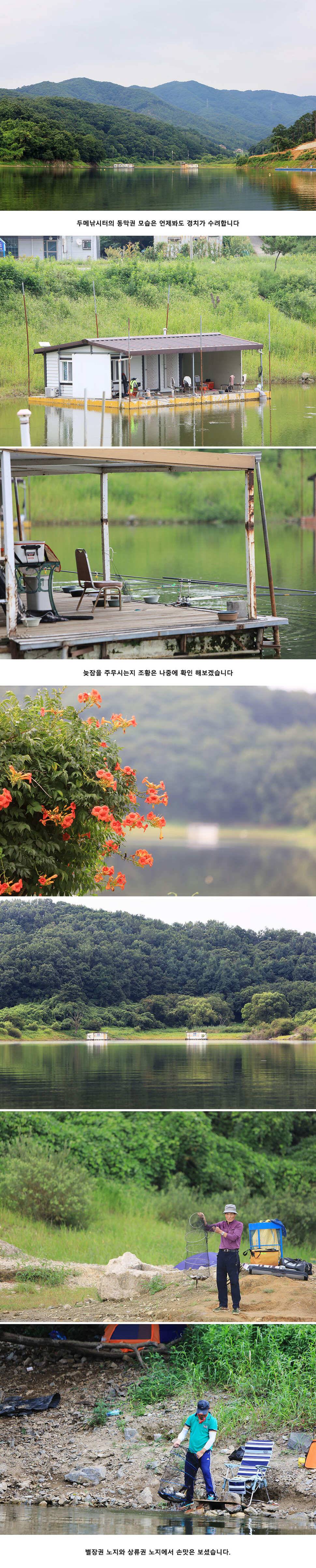 안성 두메낚시터 8월21일 조황안내 (유료터정보 - 유료터점주조황)