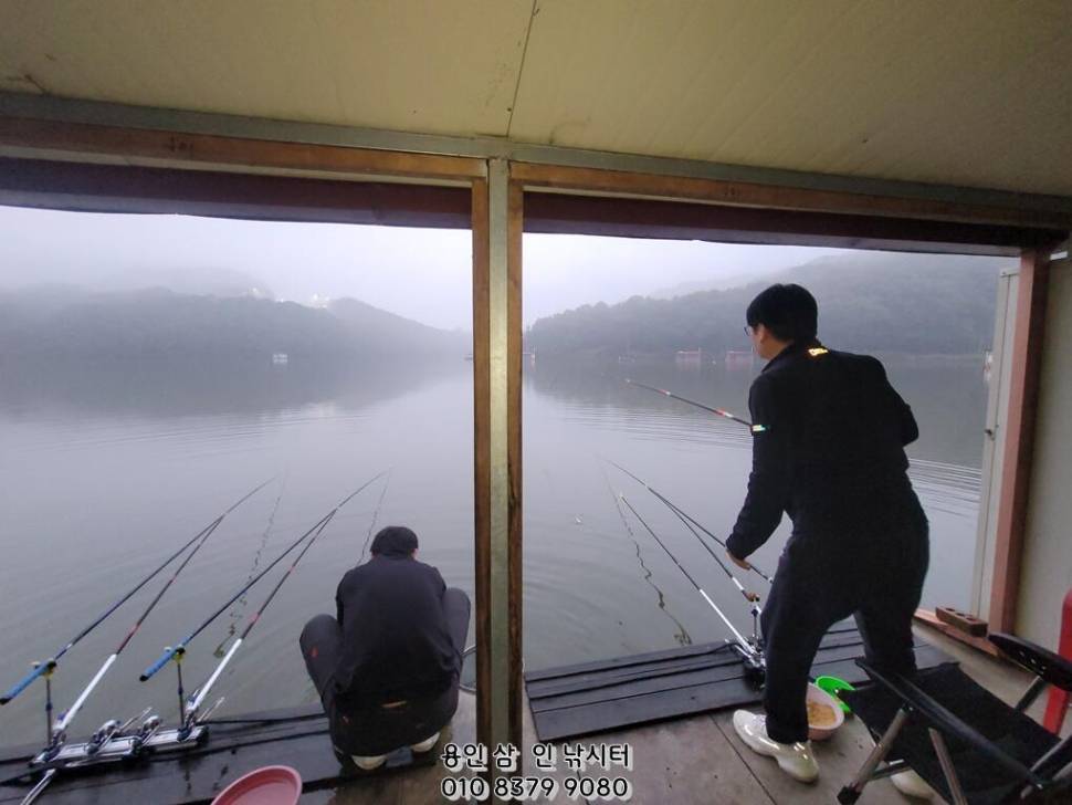 가깝고 물 좋고 경치 좋은 곳용인삼인낚시터 (유료터정보 - 유료터점주조황)