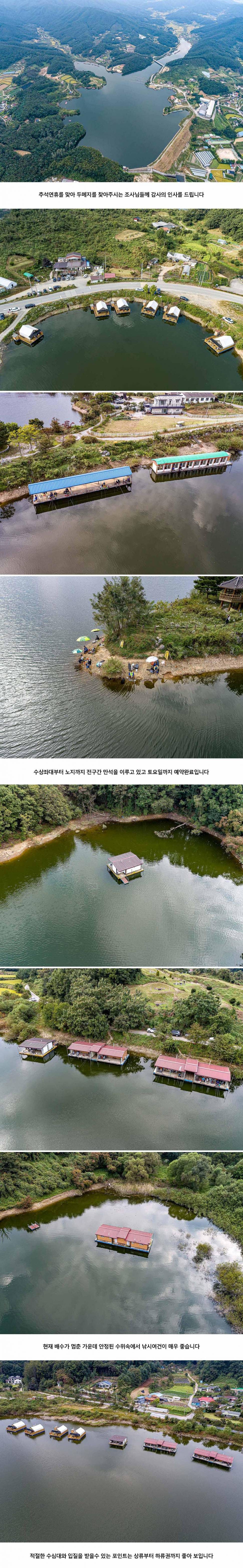 안성 두메낚시터 10월 1일 조황정보 (유료터정보 - 유료터점주조황)