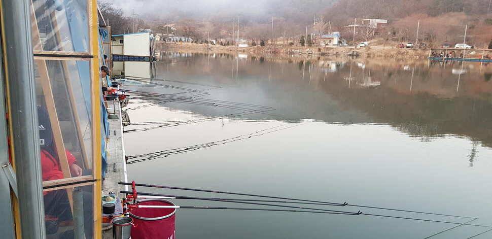 양평 수곡낚시터 2월 마지막주 주말조황및 붕어방류 안내 (유료터정보 - 유료터점주조황)