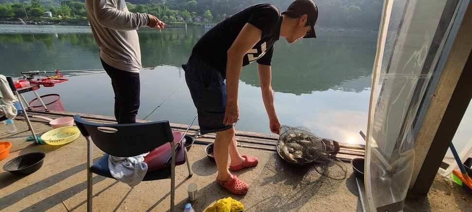 양평 지평 수곡낚시터 붕어100수 와 함게 조황이 꾸준합니다 (유료터정보 - 유료터점주조황)
