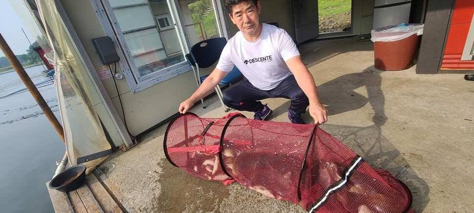 여름 피서낚시 양평 수곡낚시터 마지막주 일요일 조황입니다 (유료터정보 - 유료터점주조황)