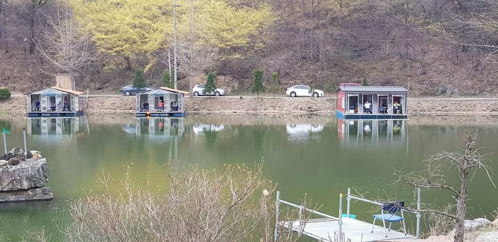 양평 수곡낚시터 주중조황 및 수상좌대 할인기념품 증정 연장안내 (유료터정보 - 유료터점주조황)